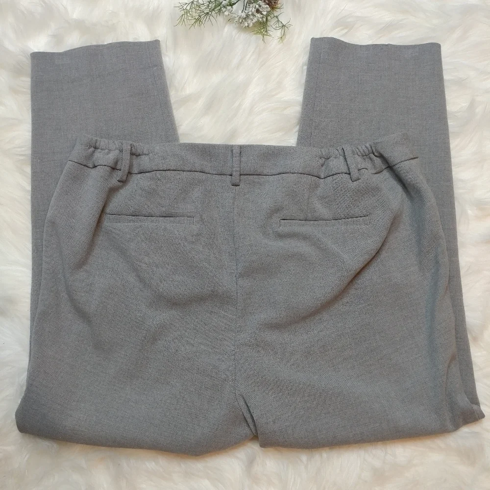 Talbots Grey High Waist Tailored Ankle Pant - Picture 8 of 12